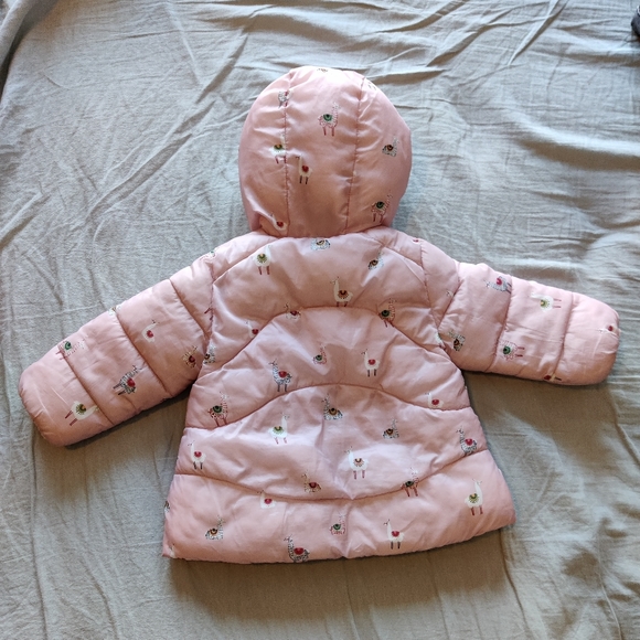 Zara Kids reversible llama puffer jacket, 2-3 years - Picture 2 of 6